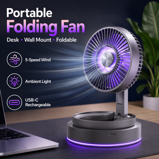 F1 LED Desk Fan
