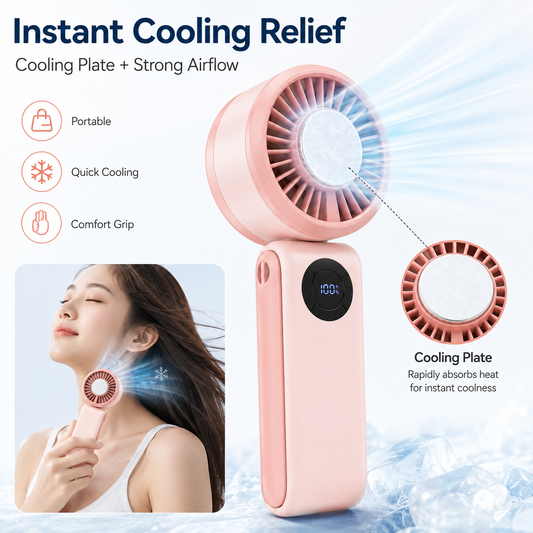 T50 High-Speed Rechargeable Handheld Fan