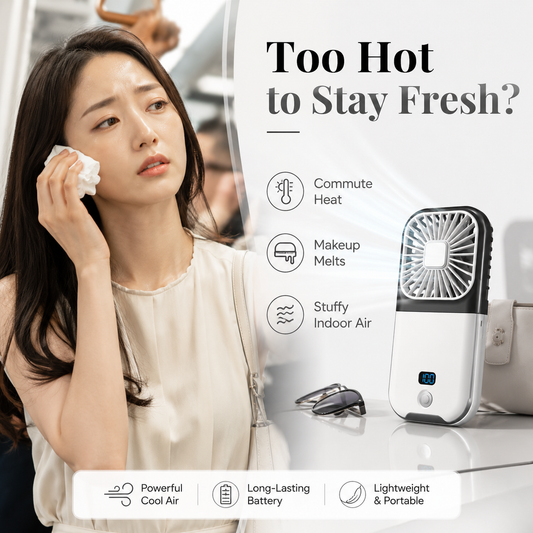 F30 Pro Max Rechargeable Handheld Fan