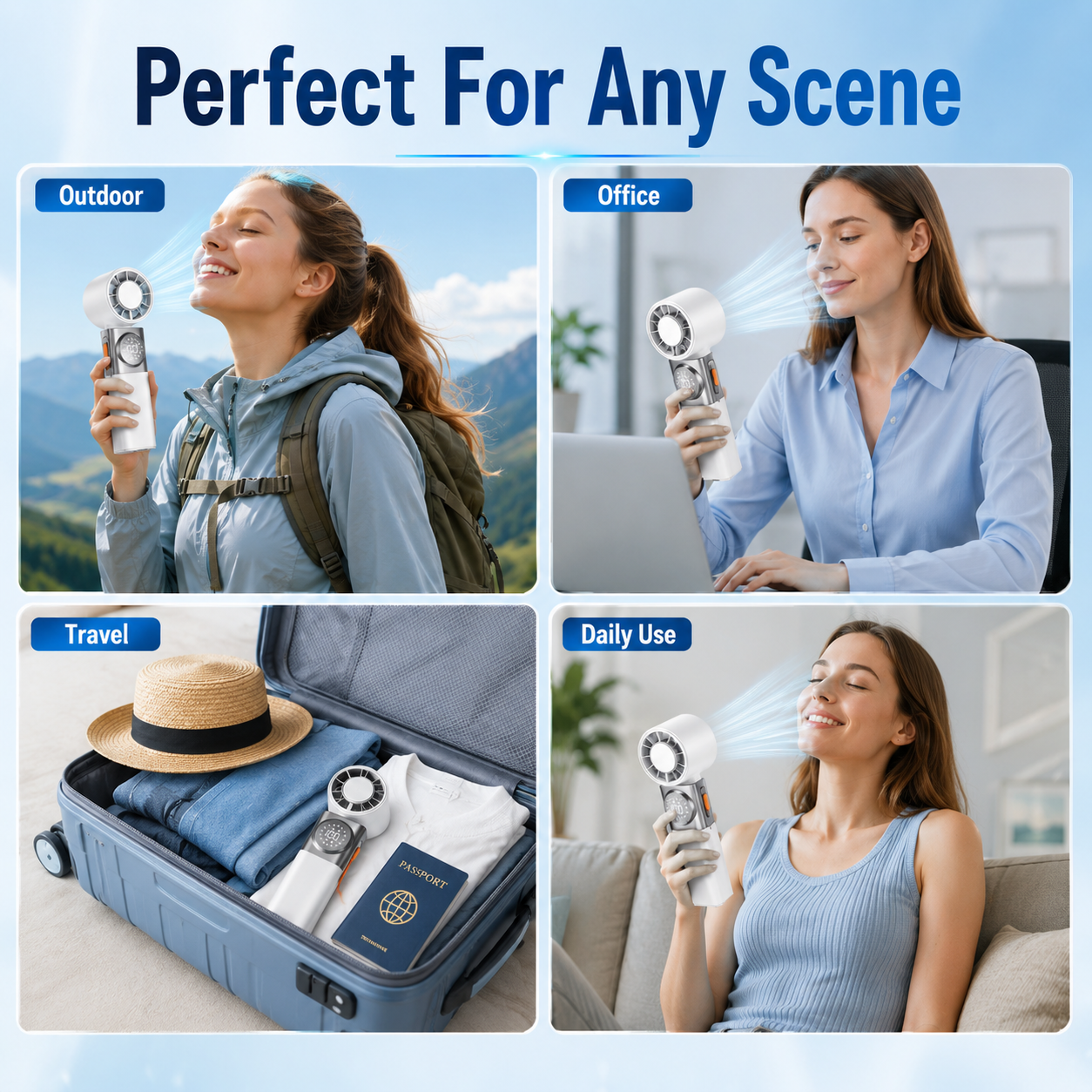 X80 Rechargeable Portable Fan
