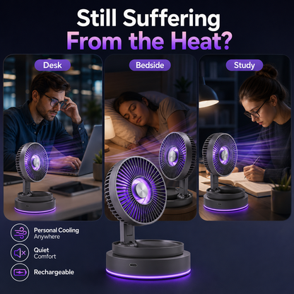 F1 LED Desk Fan
