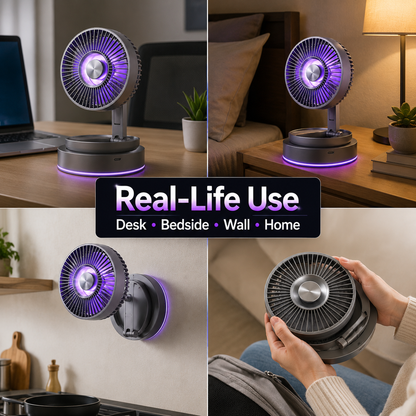 F1 LED Desk Fan
