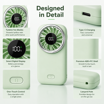 X13 Mini Pocket Fan
