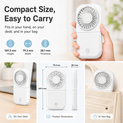 X30 Max Rechargeable Pocket Fan