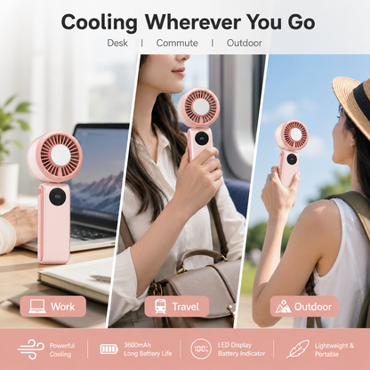T50 High-Speed Rechargeable Handheld Fan