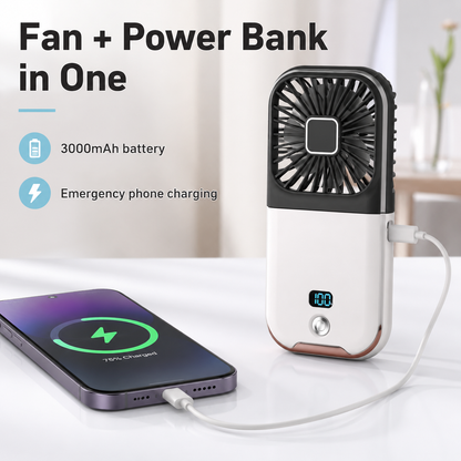 F30 Pro Max Rechargeable Handheld Fan