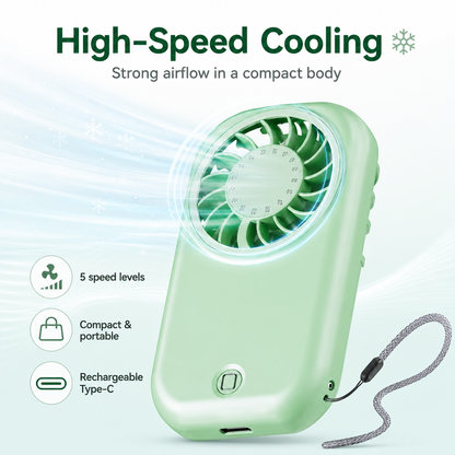 X30 Mini Rechargeable Pocket Fan