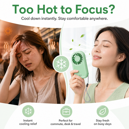 X30 Mini Rechargeable Pocket Fan