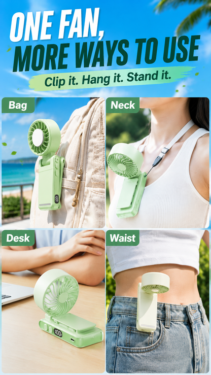 X50 Powerful Rechargeable Handheld Fan