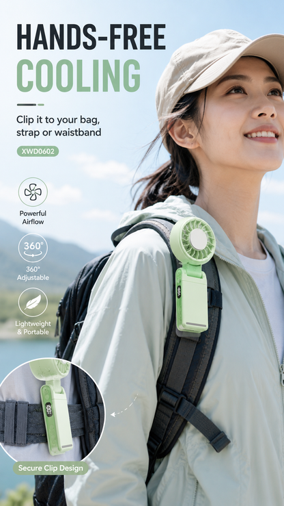X50 Powerful Rechargeable Handheld Fan